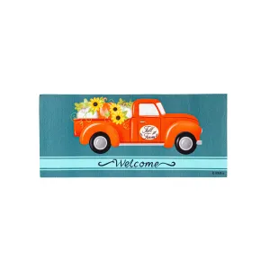 Fall Sunflower Truck Sassafras Switch Mat