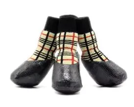Fashion Anti-Slip Outdoor Waterproof Pet Dog Socks Dog Boots