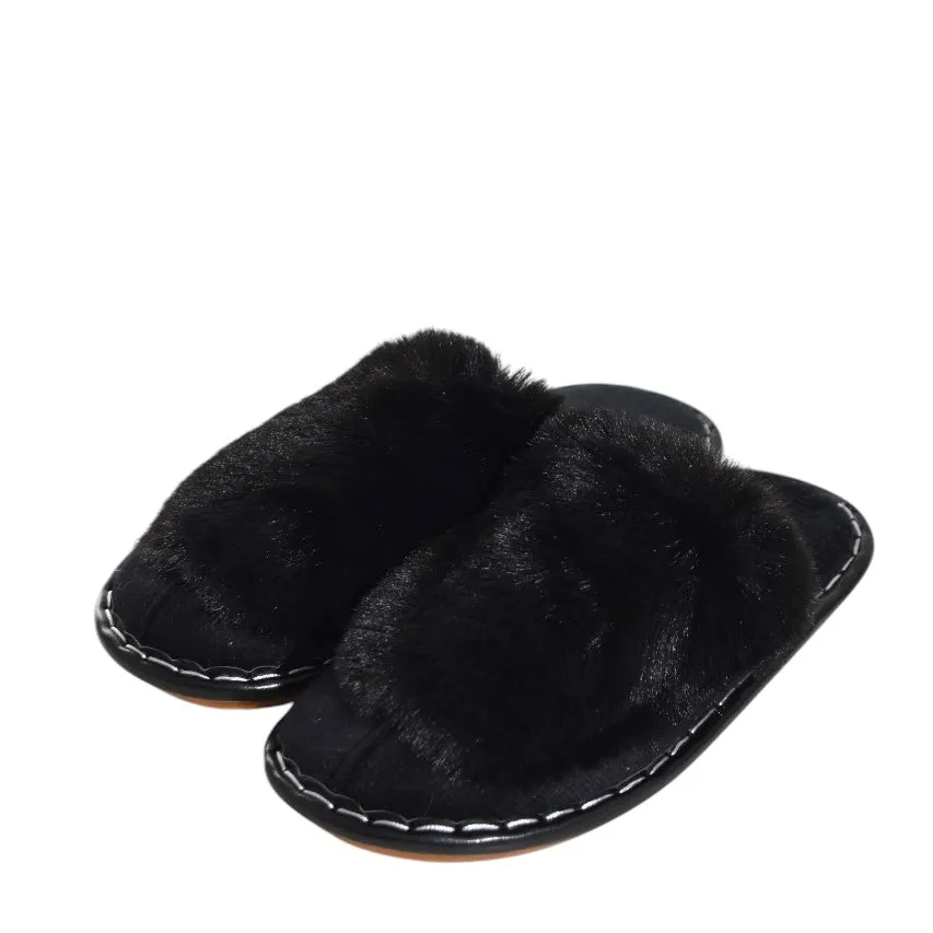 Faux Fur Fluffy Soft Winter Slippers