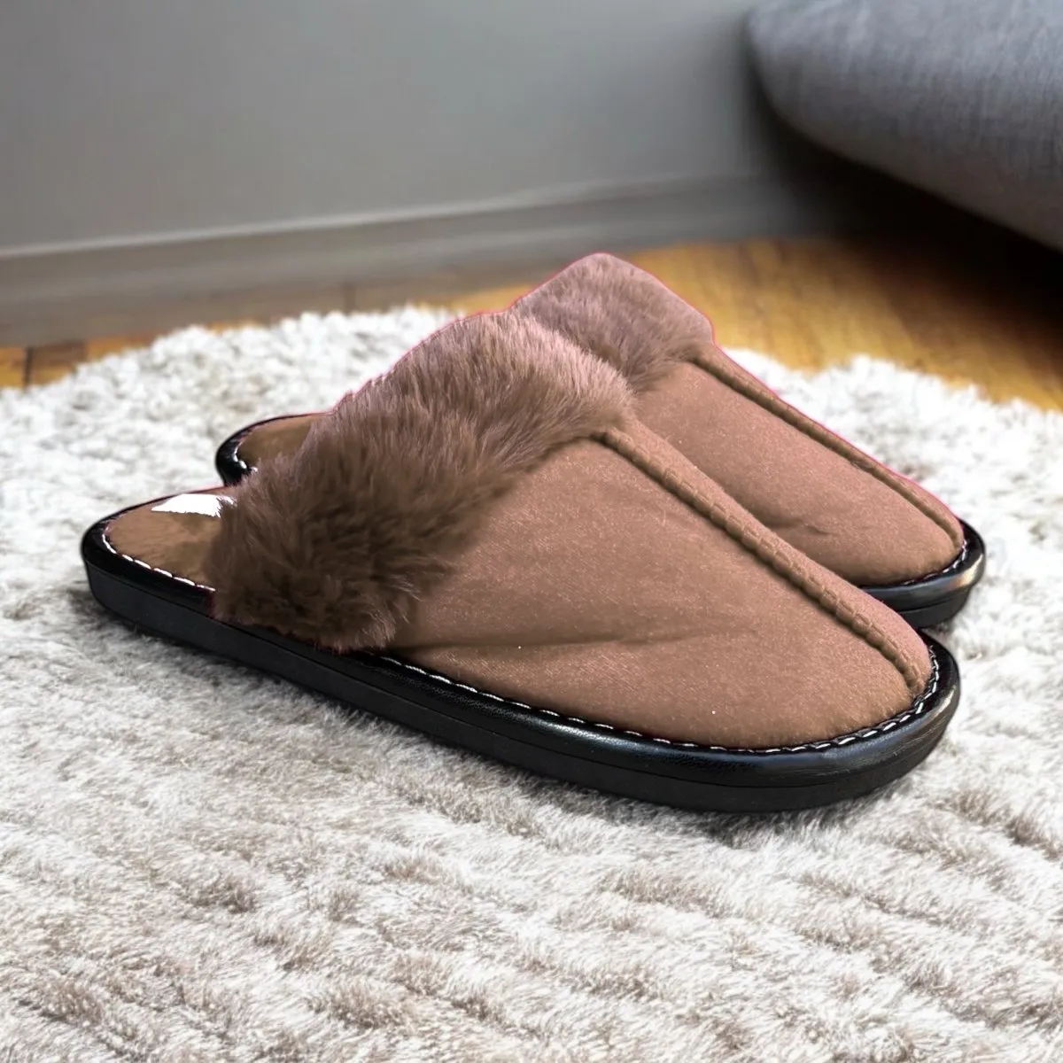 Faux Fur Soft Winter Slippers