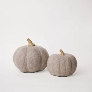 Felt Pumpkin | Grey