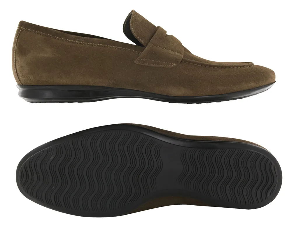Fiori Di Lusso Brown Penny Loafers