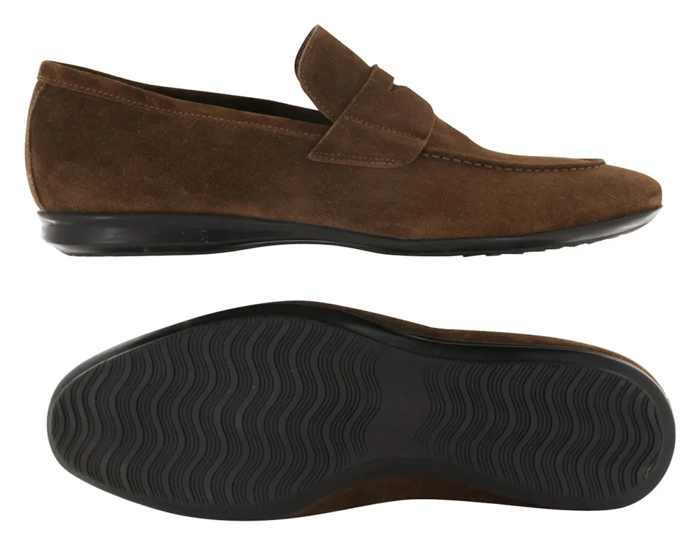 Fiori Di Lusso Caramel Brown Penny Loafers