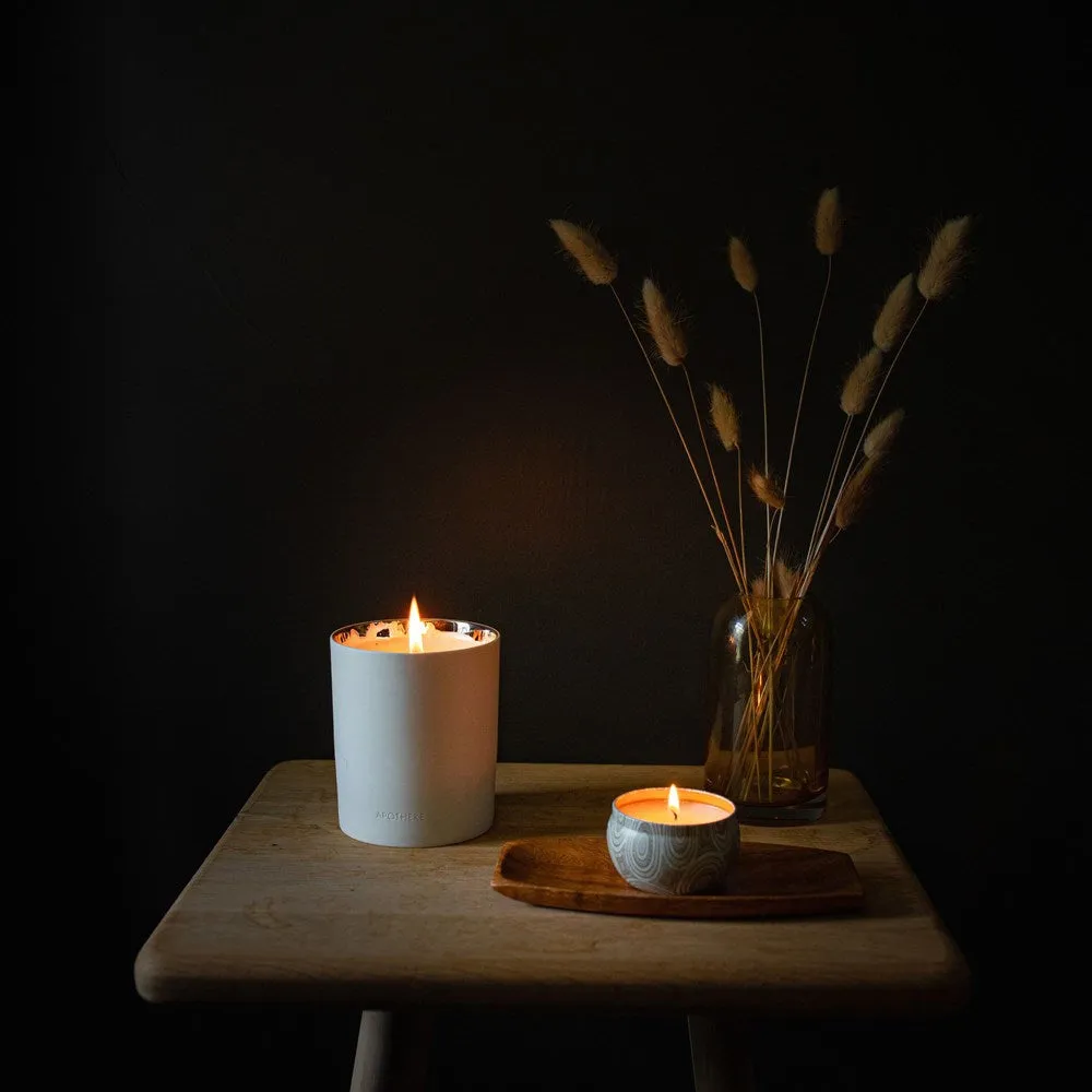 Firewood Ceramic Candle