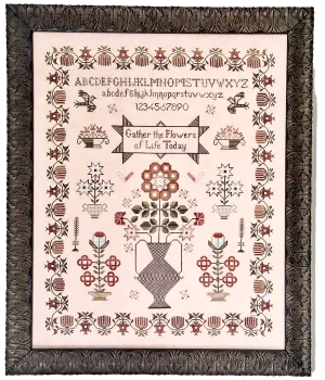 Floral Fantasy - Fox and Rabbit - Cross Stitch Pattern