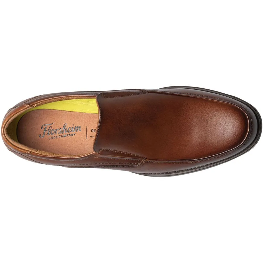Florsheim Midtown Moc Toe Slip-On Cognac Men's Dress Shoes