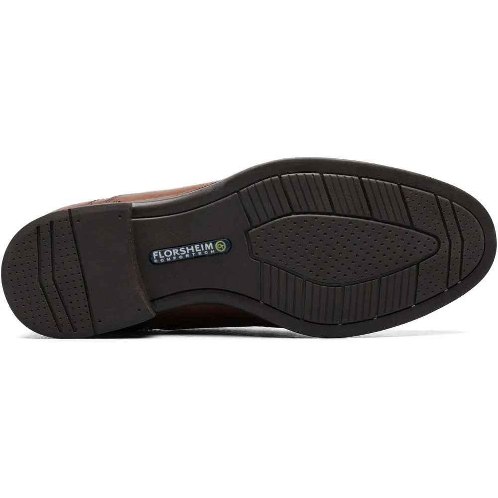 Florsheim Midtown Moc Toe Slip-On Cognac Men's Dress Shoes