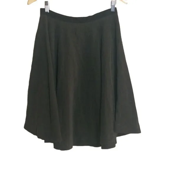 Free People Brown Corduroy Embroidered Skirt Size 2