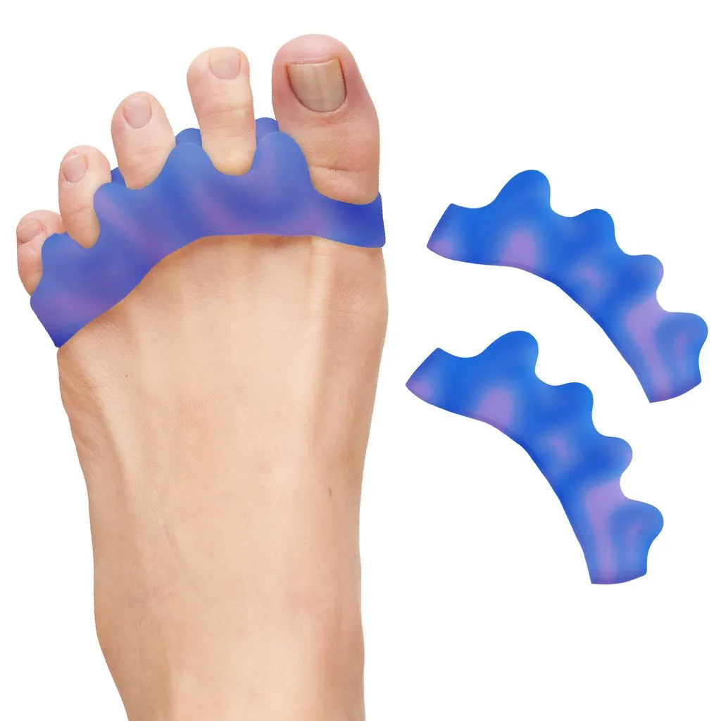 Gel Spacers for Correct Toe Alignment
