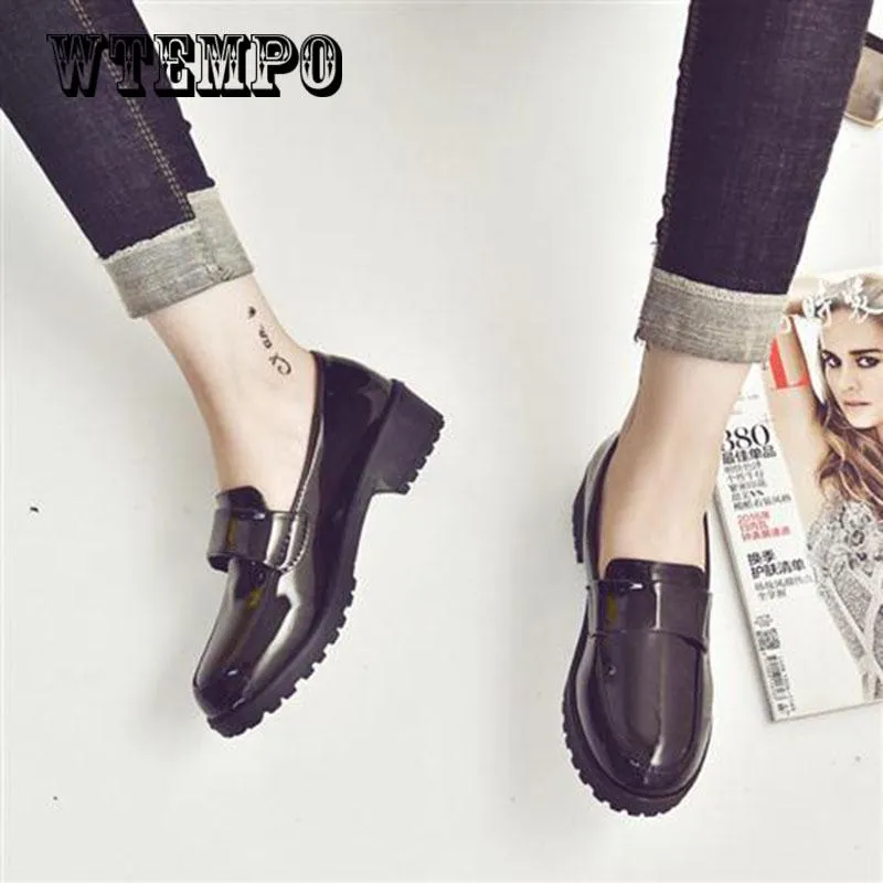 Genuine Leather Shoes Party Basic Solid Lace-up Flat Shoes Women Round Toe Tenis Feminino
