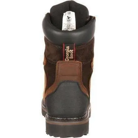 Georgia Men's Brookville 8" Steel Toe Waterproof Work Boot - Brown - G9334