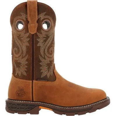 Georgia Men's Carbo-Tec FLX 11" Alloy Toe Waterproof Work Boot- Brown- GB00621