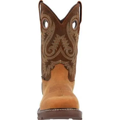 Georgia Men's Carbo-Tec FLX 11" Alloy Toe Waterproof Work Boot- Brown- GB00621
