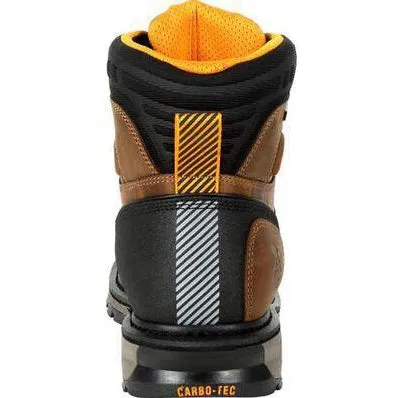 Georgia Men's LTX 6" Comp Toe Waterproof Carbo-Tec Work Boot- Brown - GB00391