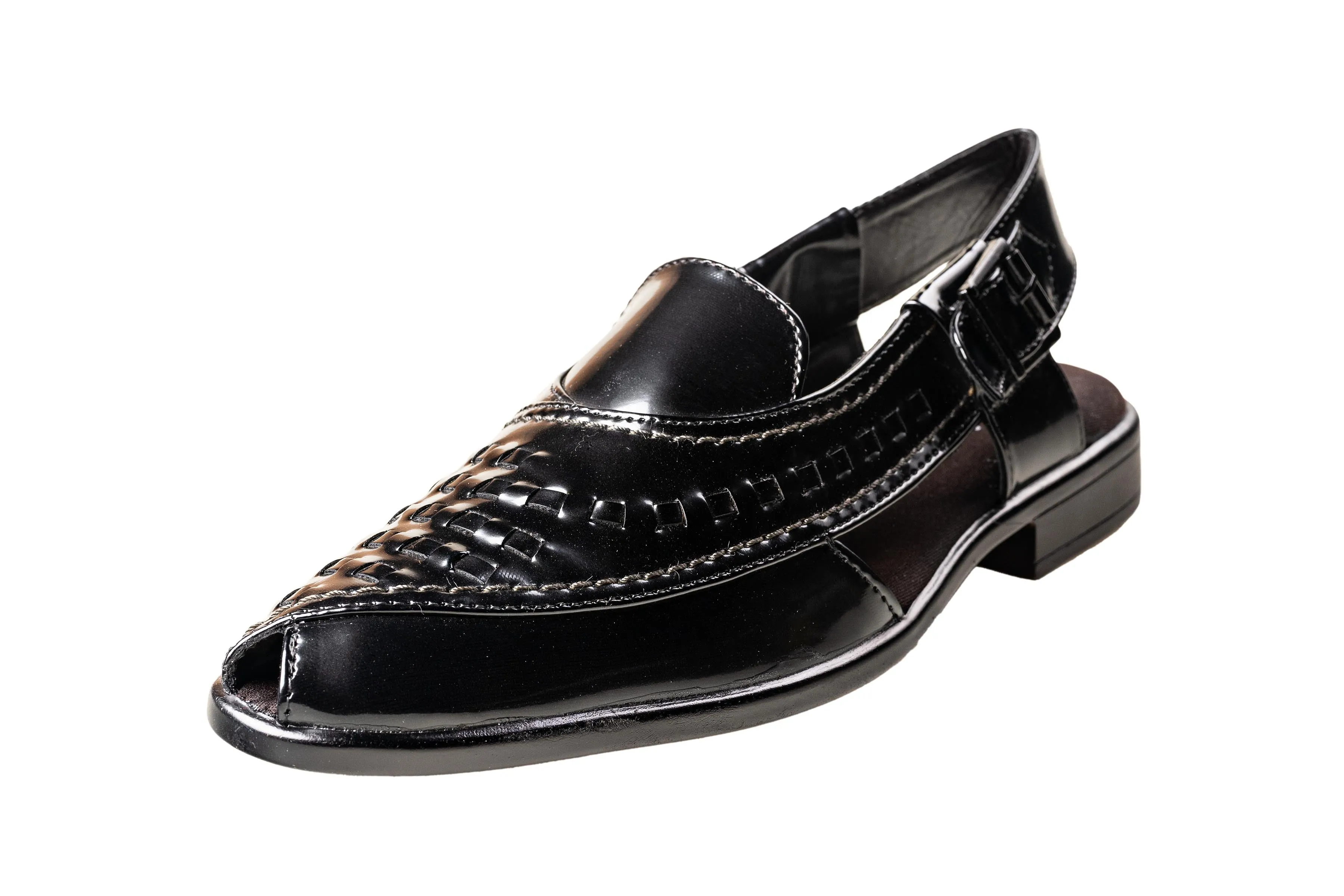 Goose Black Gents Slipon Shoe