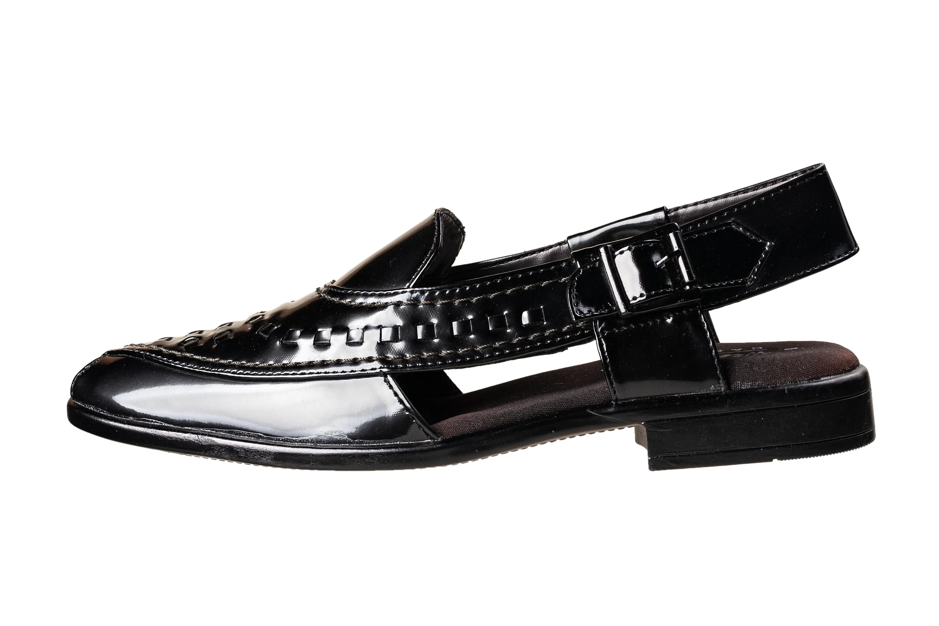 Goose Black Gents Slipon Shoe