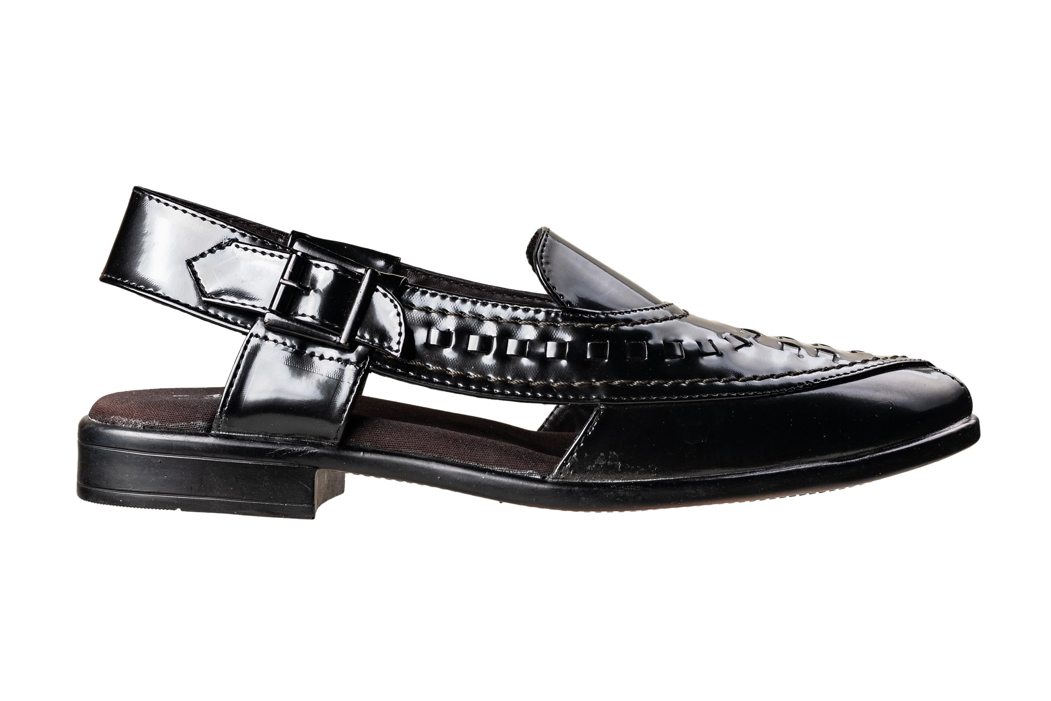 Goose Black Gents Slipon Shoe
