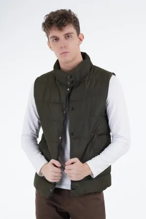 Green Puffer Gilet