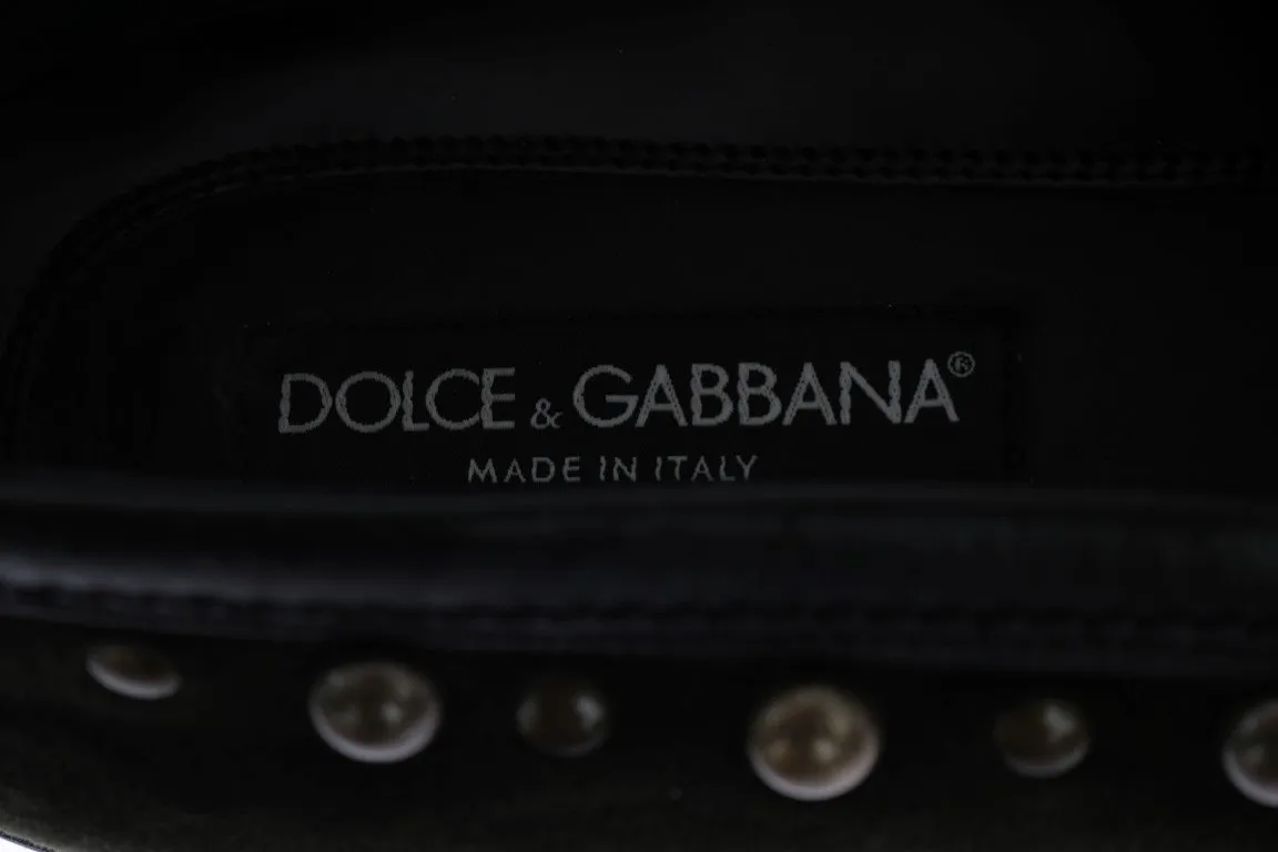 Green Velvet Royal Bee Ricamo Loafers