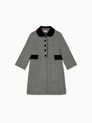 Grey Anisa Girl Wool Coat
