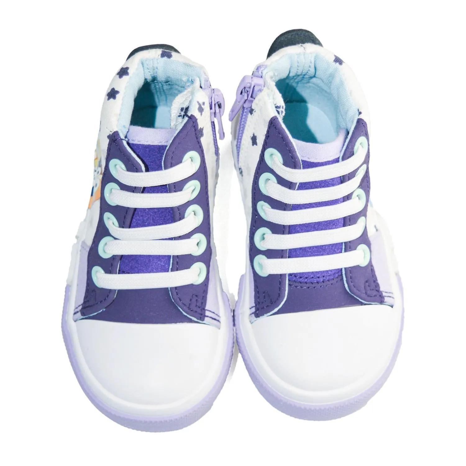Ground Up Bluey Toddler Girls High Top Canvas Shoes - (Sizes 5T to 10T)