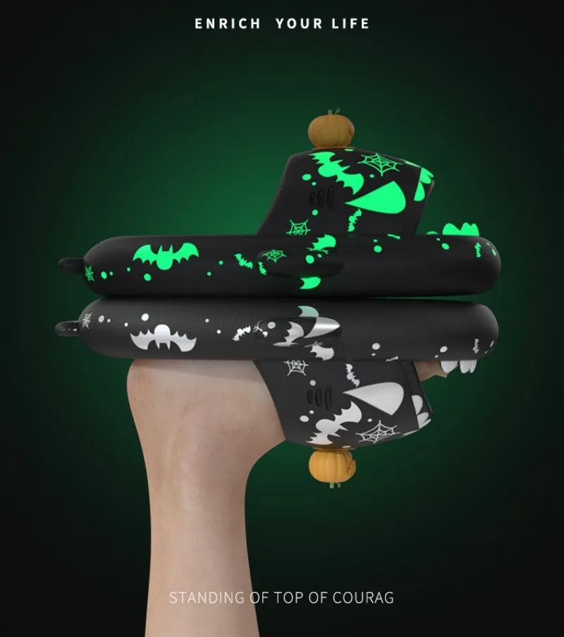 Halloween And Christmas Slippers Men Women Non-slip