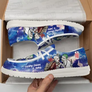 Harley Quinn and Joker Loafer Shoes