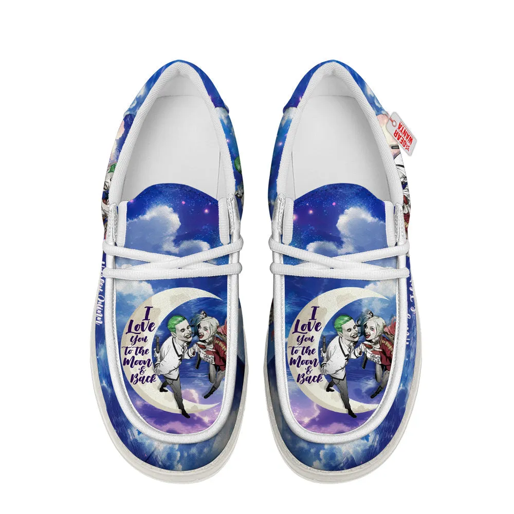 Harley Quinn and Joker Loafer Shoes