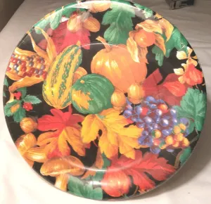 HARVEST TIME 9" PAPER PLATES