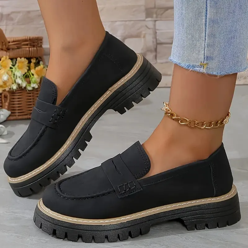 Hatmeo 2024 New Thick-soled Loafers