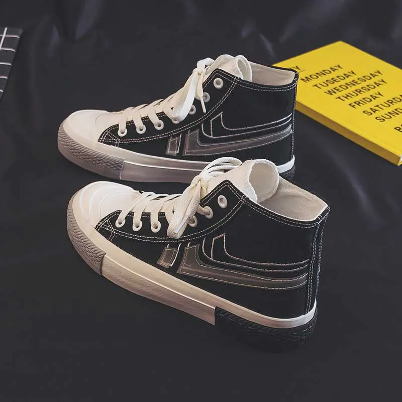 High-Top Canvas Casual Street Shooting Women's Shoes