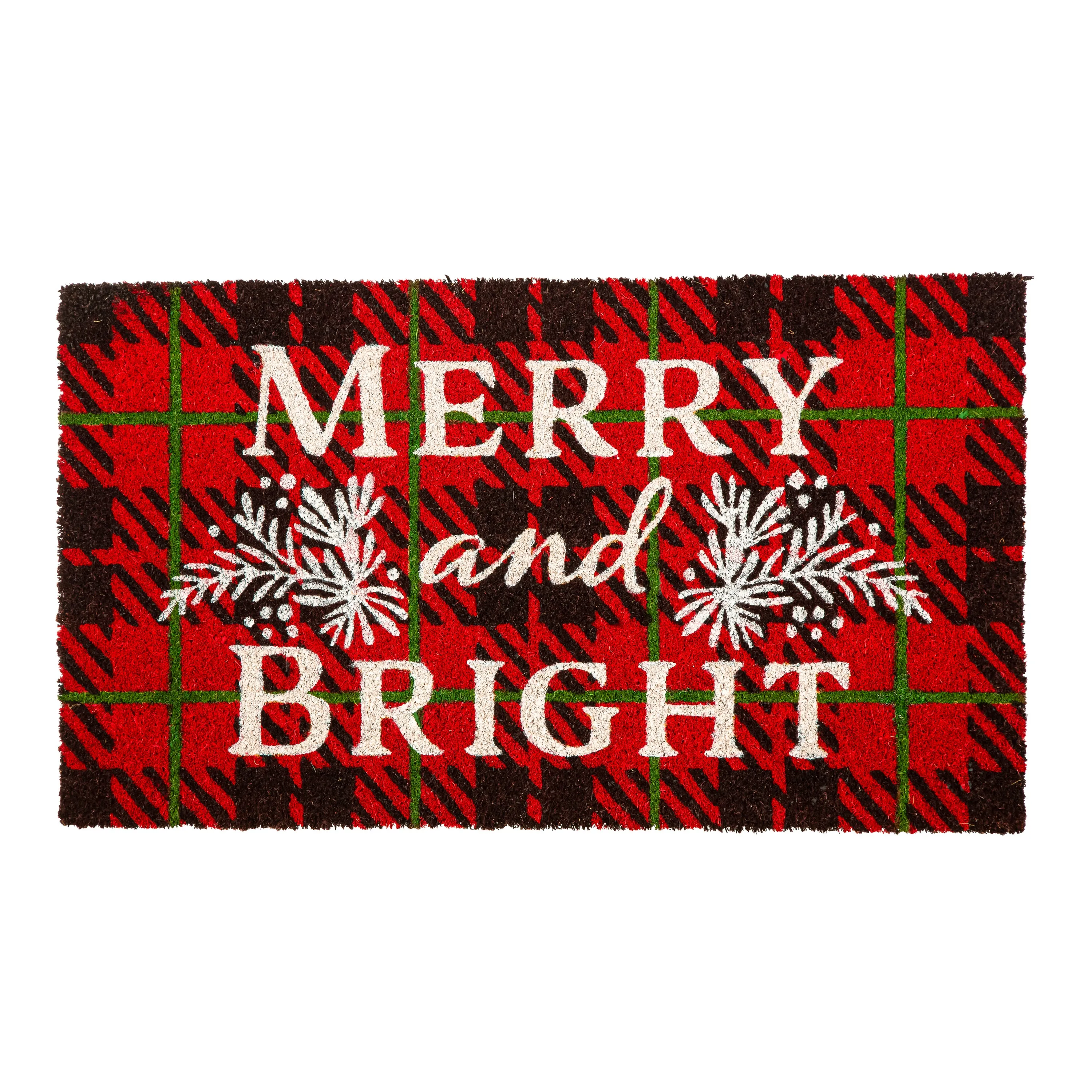Holiday Salutation Coir Mat,2rm1407