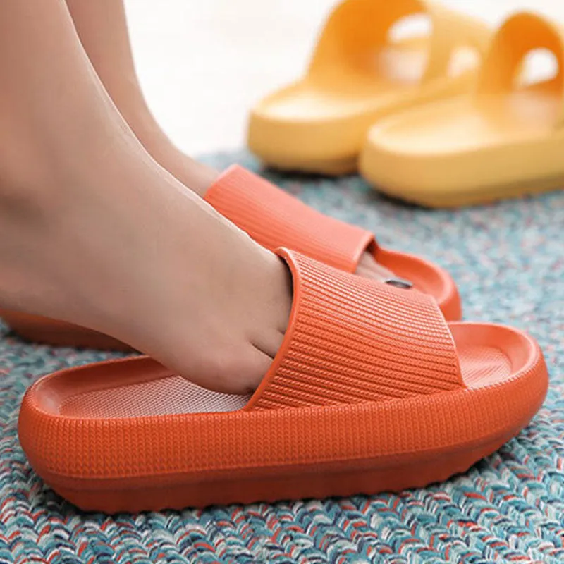 Home Non-slip Bathroom Bath Couple Thick-soled Home  Male Sandals