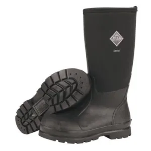 Honeywell Chore Classic Work Boots, Size 12, 16 in H, Black, CHH-000A-BL-120