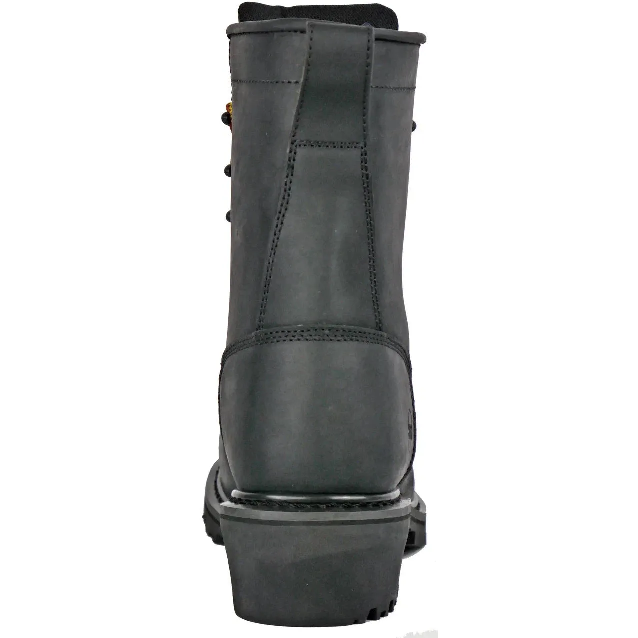 Hoss Men's Cross Cut 8" Composite Toe Waterproof Logger Work Boot - Black 80114