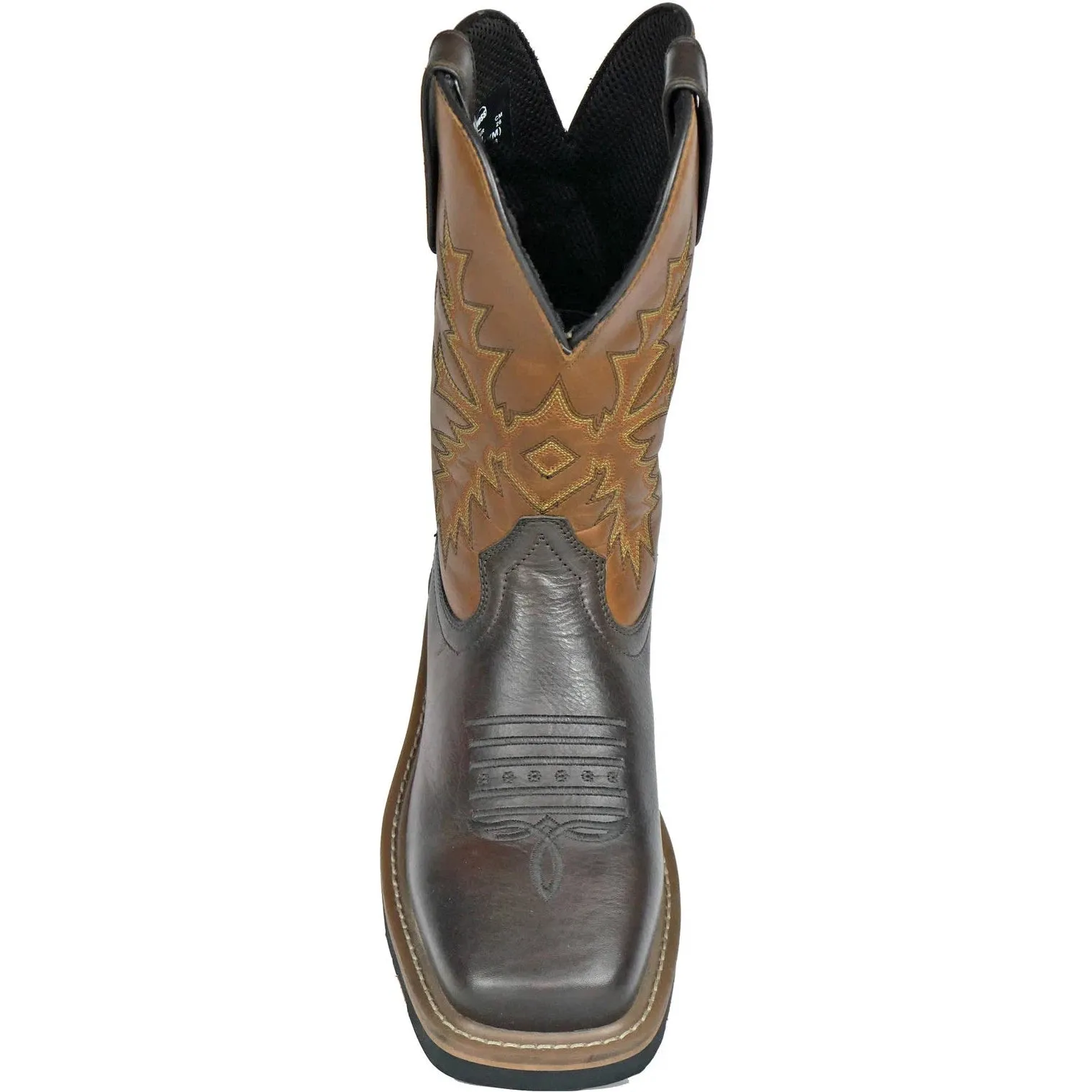 Hoss Men's Landon 11" Soft Toe Western Work Boot - Brown 92046