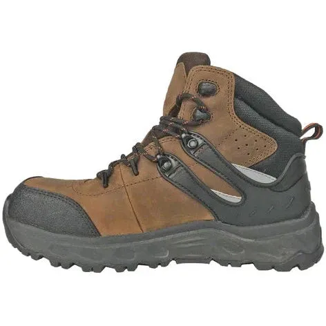 Hoss Men's Stomp Oblique Toe Waterproof Slip Resist Work Boot - Brown 60203