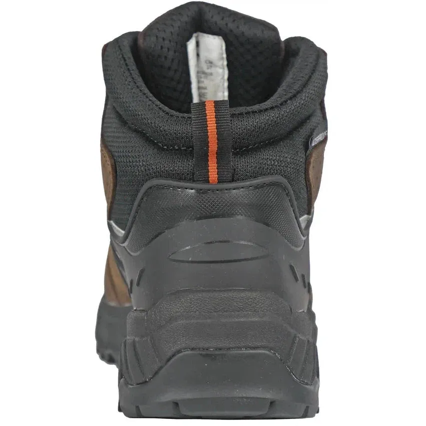 Hoss Men's Stomp Oblique Toe Waterproof Slip Resist Work Boot - Brown 60203