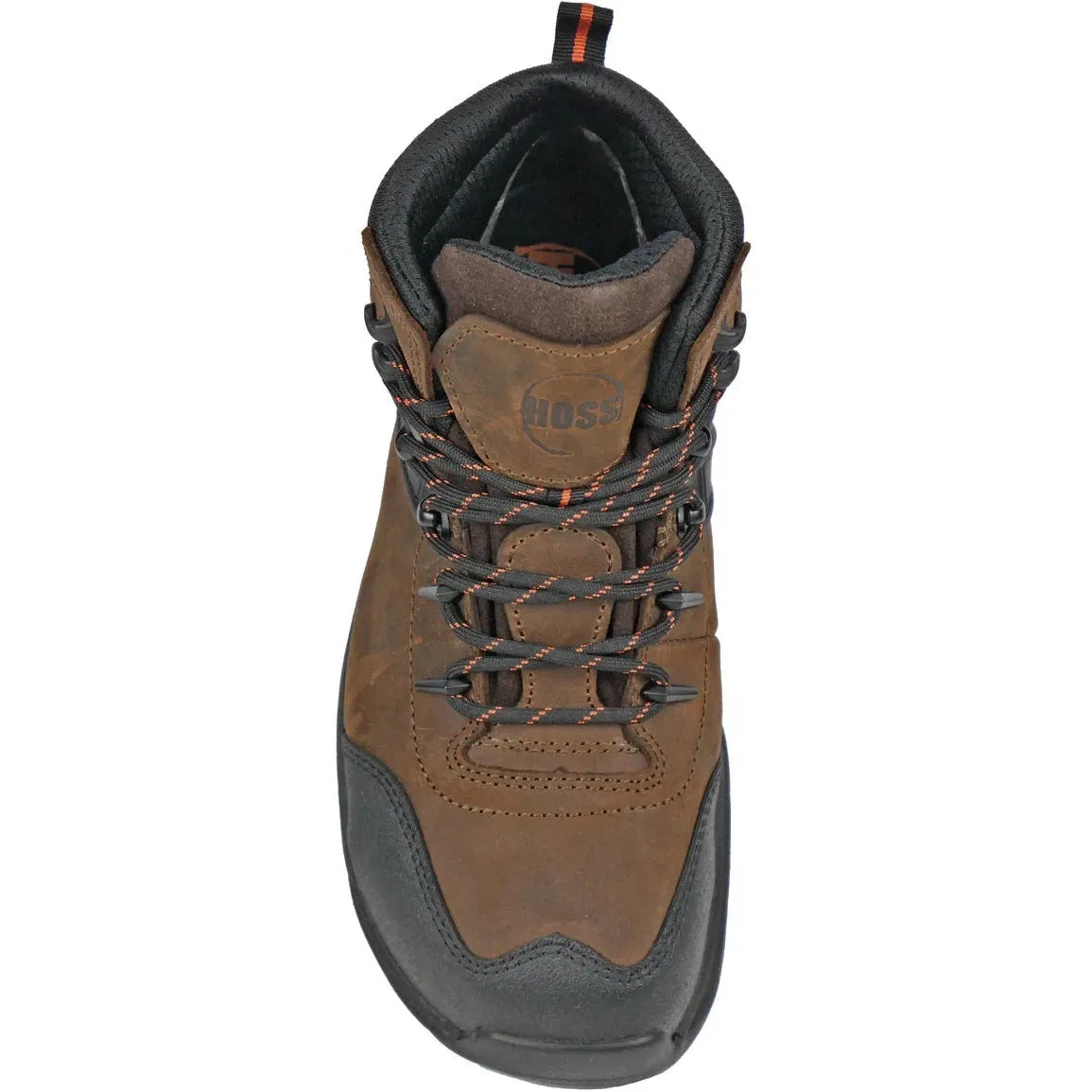 Hoss Men's Stomp Oblique Toe Waterproof Slip Resist Work Boot - Brown 60203