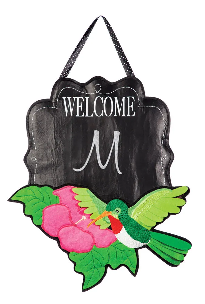 Hummingbird Felt Door Decor,2dhf1044