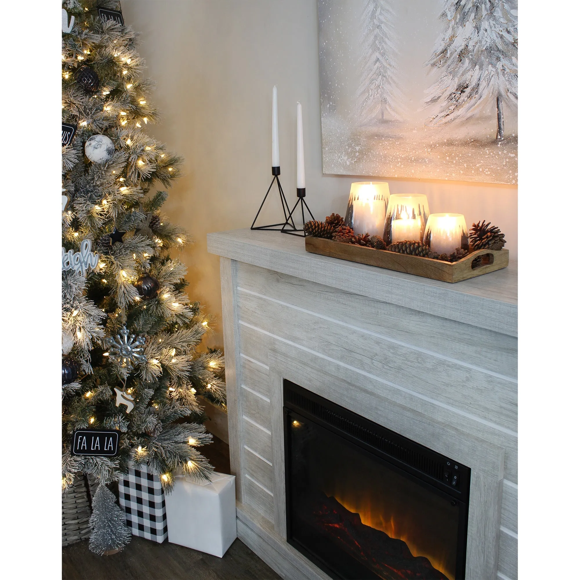 Hurricane Lamp Candle Holders (Set of 3)