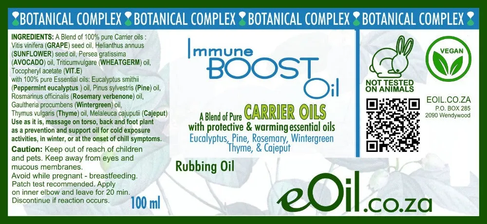 Immune boost carrier oil - Ready to Use