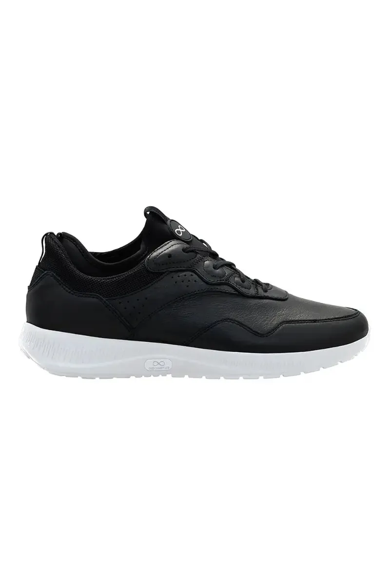 Infinity Men's Volta Athletic Work Shoes | Black & White