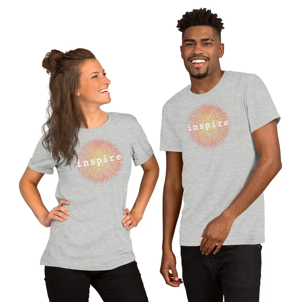 inspire Firework Short-Sleeve Unisex T-Shirt