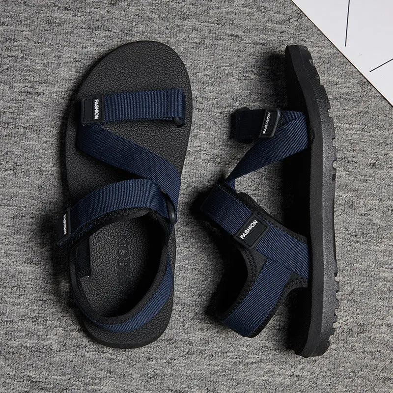 INSTOCK-Men's beach student slippers