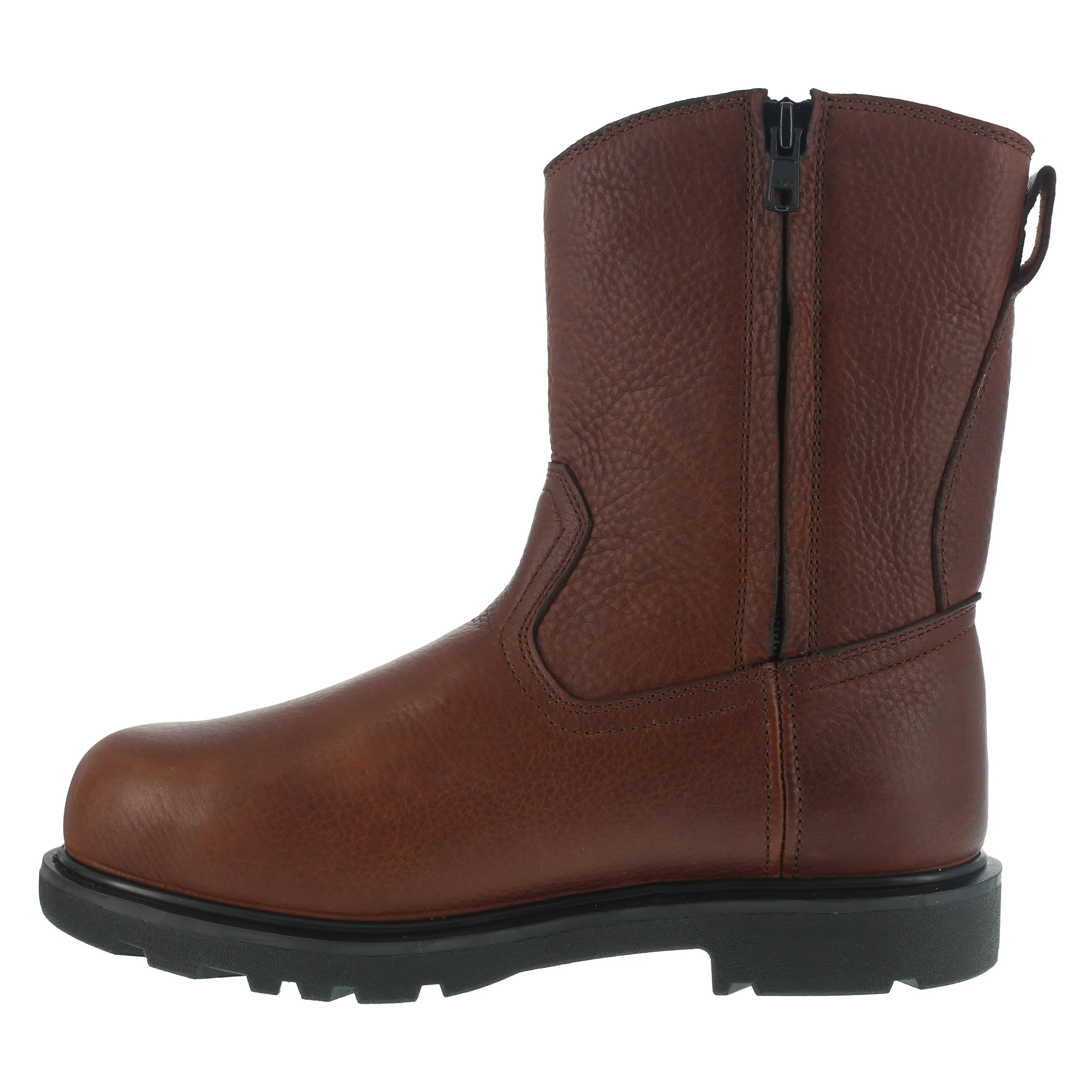 Iron Age Men's Hauler 10" Composite Toe Met Guard Wellington Work Boot - Brown - IA0195
