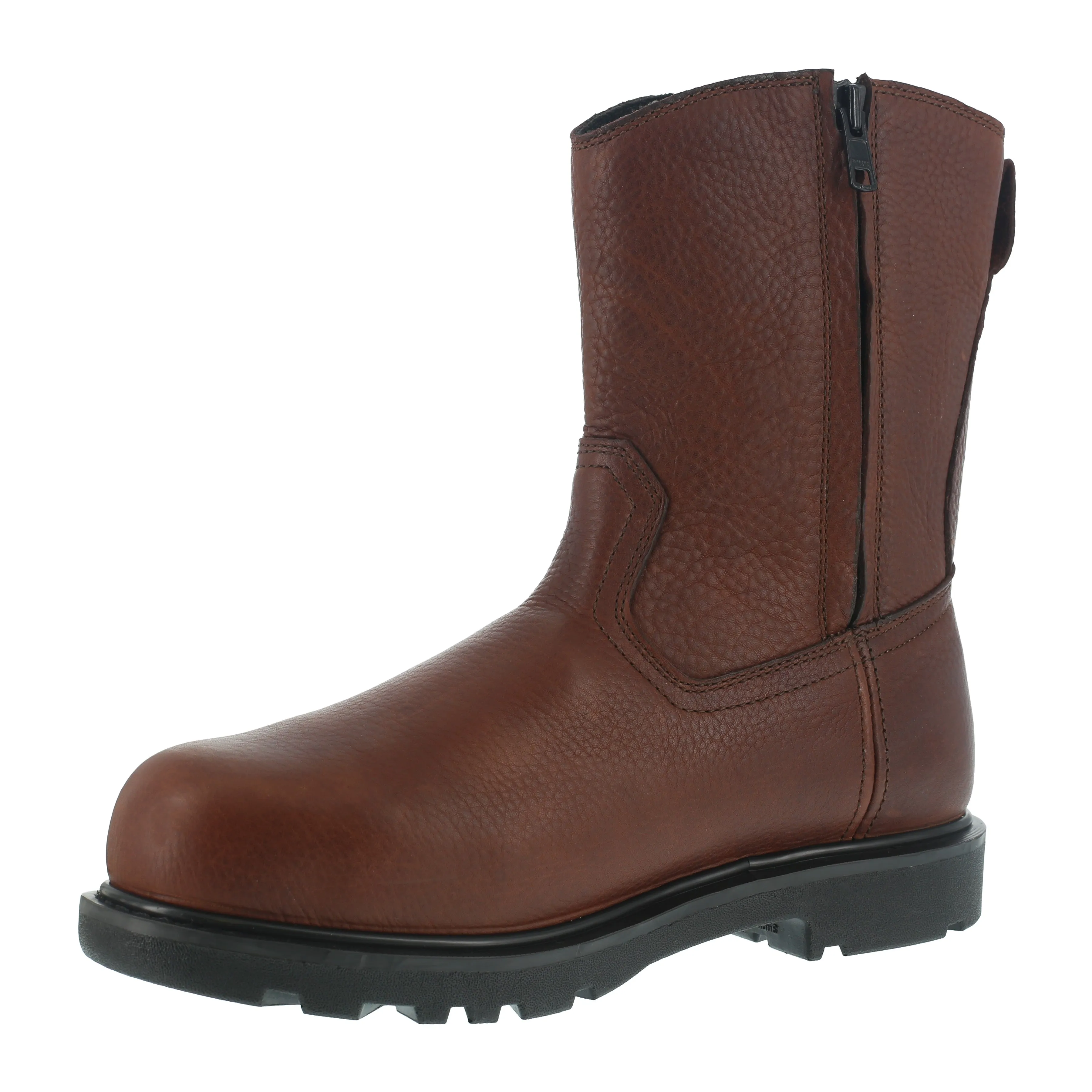 Iron Age Men's Hauler 10" Composite Toe Met Guard Wellington Work Boot - Brown - IA0195