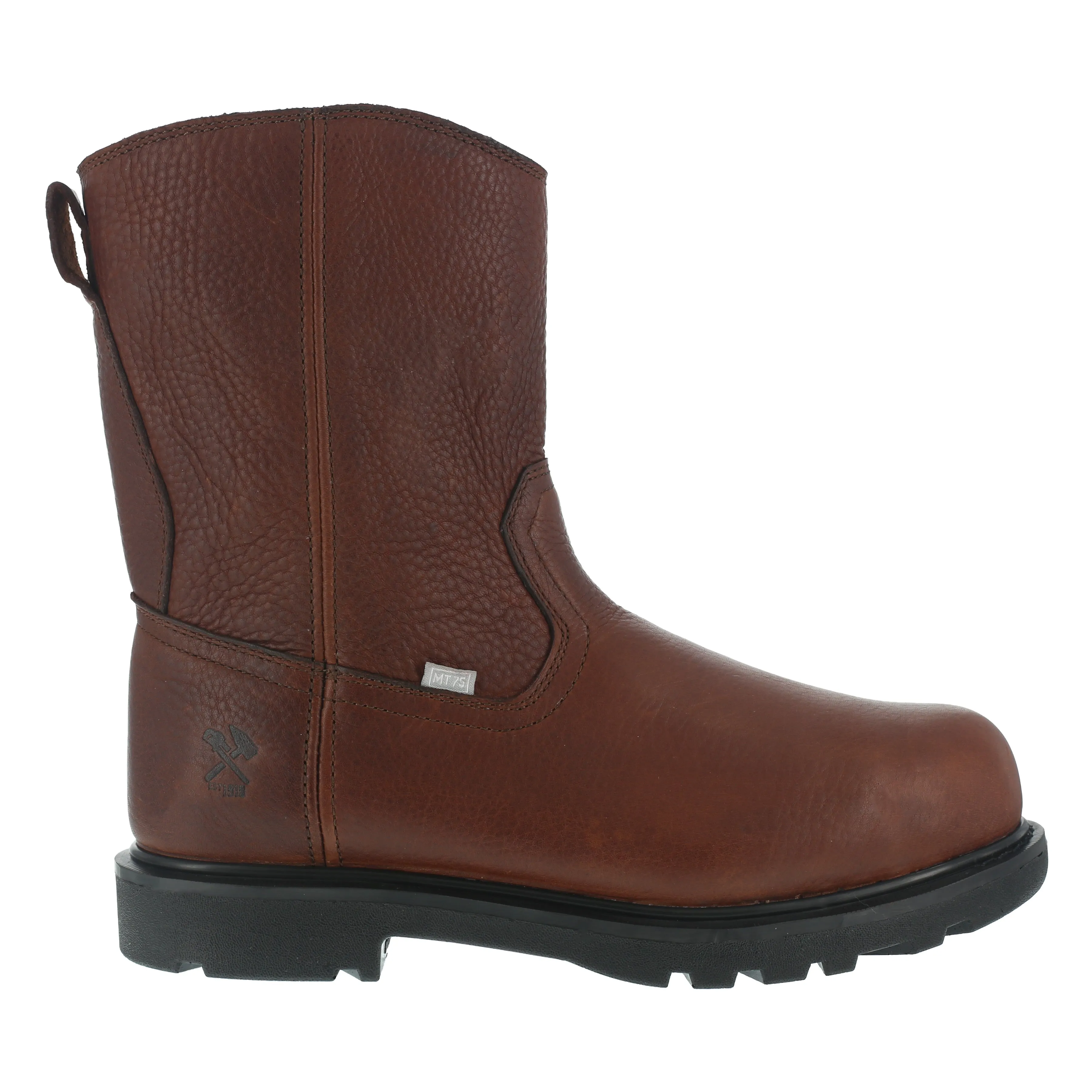 Iron Age Men's Hauler 10" Composite Toe Met Guard Wellington Work Boot - Brown - IA0195