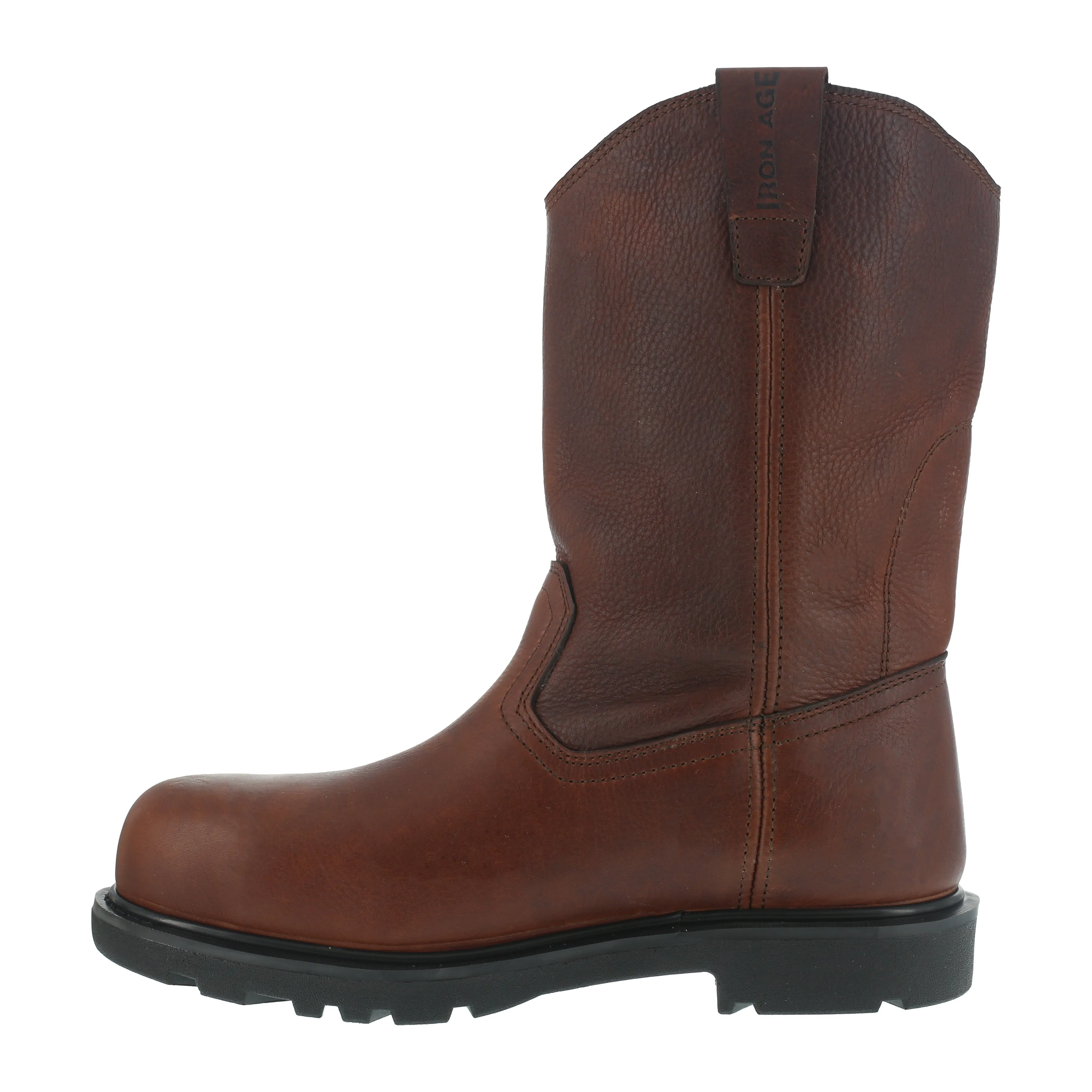Iron Age Men's Hauler 11" Composite Toe Wellington Work Boot - Brown - IA0194