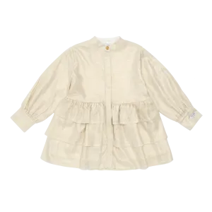 Jazzley Dress | Soft Sand Metallic